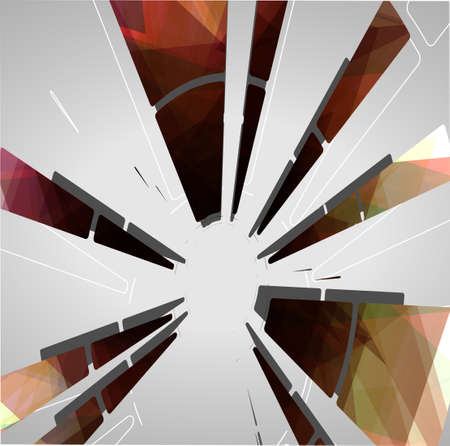 Abstract technology circles backgroundのイラスト素材