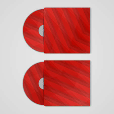 Vector cd cover  set for your designのイラスト素材