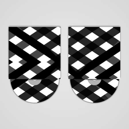 Vector cd cover  set for your designのイラスト素材