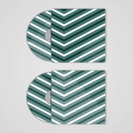 Vector cd cover  set for your designのイラスト素材