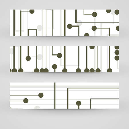 Vector banner set for your designのイラスト素材