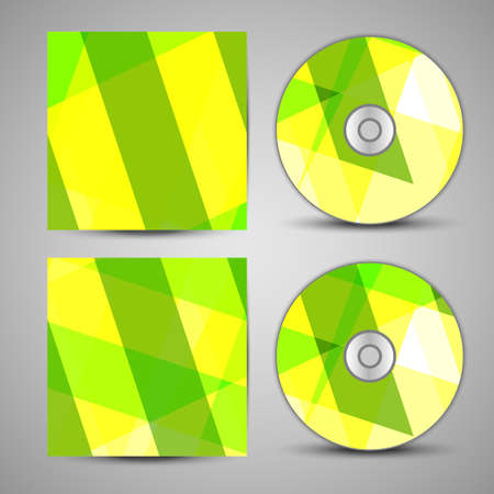 Vector cd cover  set for your designのイラスト素材