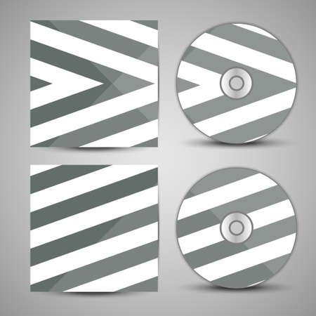 Vector cd cover  set for your designのイラスト素材