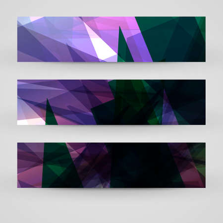 Vector banner set for your designのイラスト素材