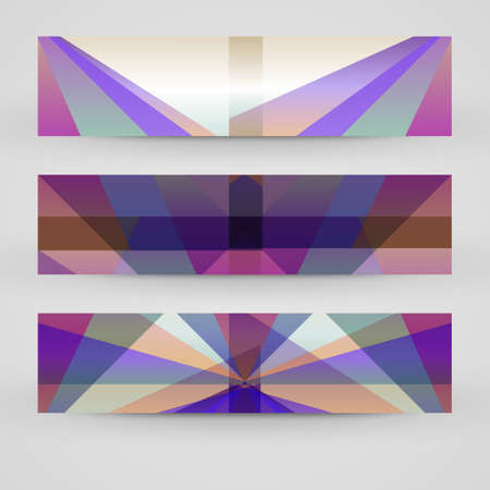 Vector banner set for your designのイラスト素材