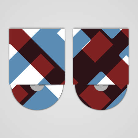 Vector cd cover  set for your designのイラスト素材