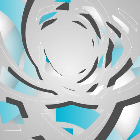 Abstract futuristic background dynamic illustration.のイラスト素材