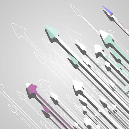 Arrow design background dynamic illustration.のイラスト素材
