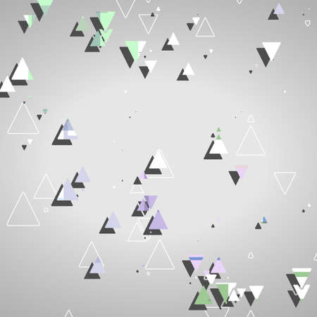 Abstract geometric shapes dynamic illustration.のイラスト素材