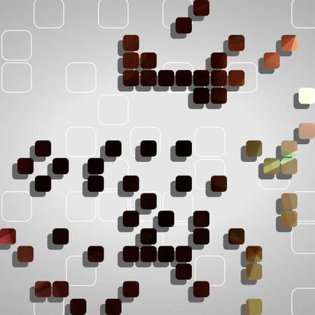 Abstract technology background dynamic illustration.のイラスト素材