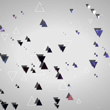 Abstract geometric shapes dynamic illustration.のイラスト素材