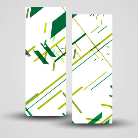 Vector banner set for your design, abstract Illustration.のイラスト素材