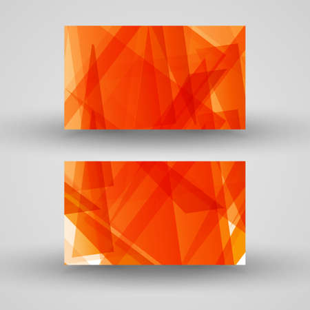 Vector business-card  set for your design, abstract Illustration.のイラスト素材