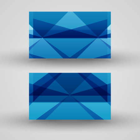 Vector business-card  set for your design, abstract Illustration.のイラスト素材