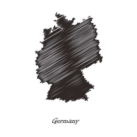Germany map icon for your design, concept Illustration.のイラスト素材