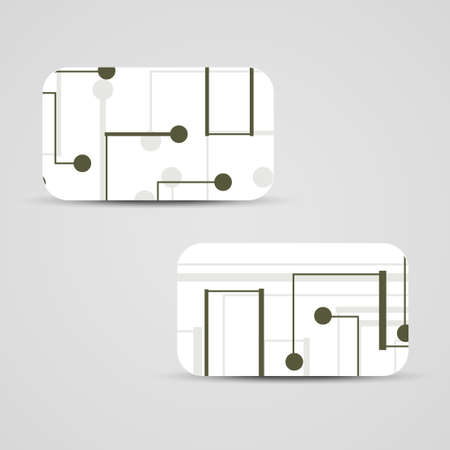 Vector business-card  set for your designのイラスト素材