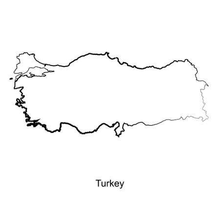 Map of Turkey for your designのイラスト素材