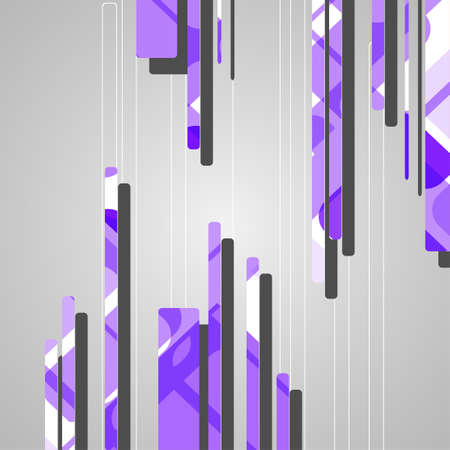 Abstract futuristic geometric shapesのイラスト素材