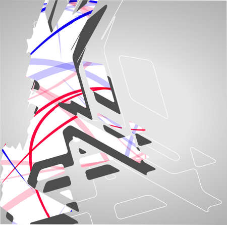 Futuristic background, geometric illustration.のイラスト素材