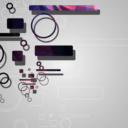 Colorful abstract circles backgroundのイラスト素材