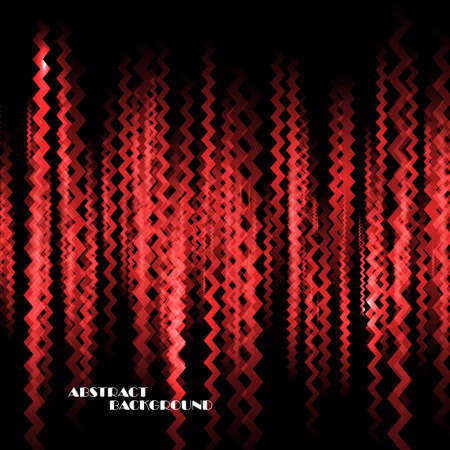 Abstract colorful background with zig zag linesのイラスト素材