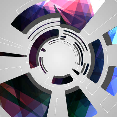 Abstract technology backgroundのイラスト素材