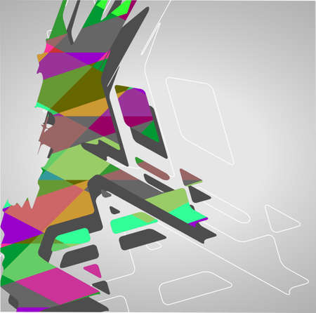 Abstract futuristic backgroundのイラスト素材