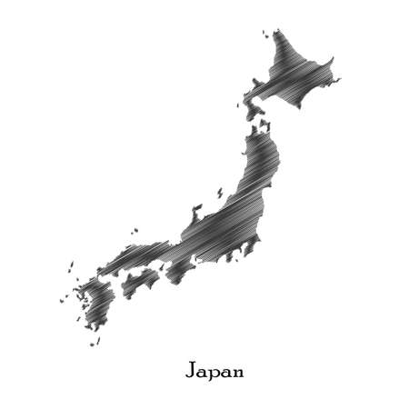 Japan map icon for your designのイラスト素材