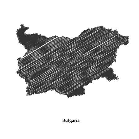 Map of Bulgaria for your designのイラスト素材