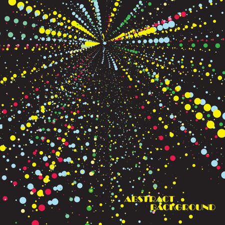 Abstract colorful frame of circlesのイラスト素材