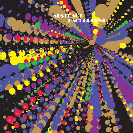 Abstract colorful frame of circlesのイラスト素材