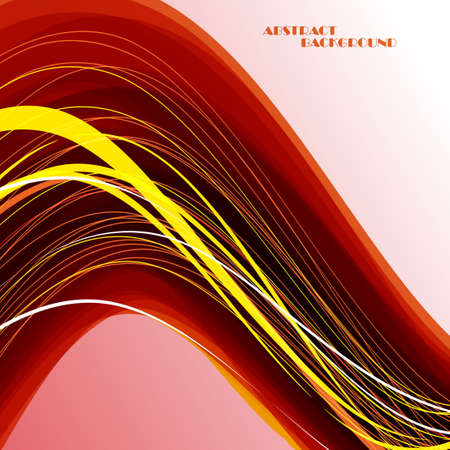 Abstract color wave backgroundのイラスト素材