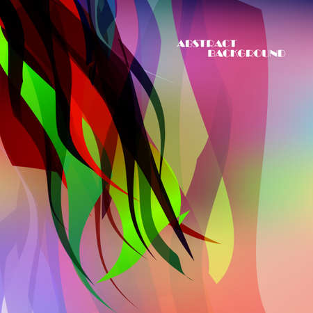 Abstract color wave backgroundのイラスト素材