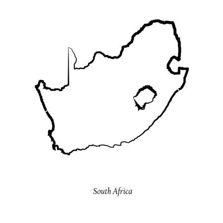 South Africa map icon for your designのイラスト素材
