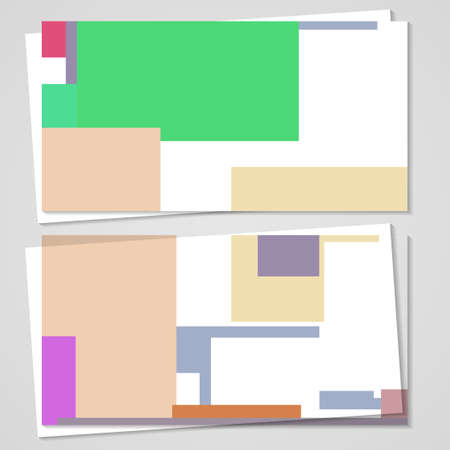 Vector business-card  set for your designのイラスト素材