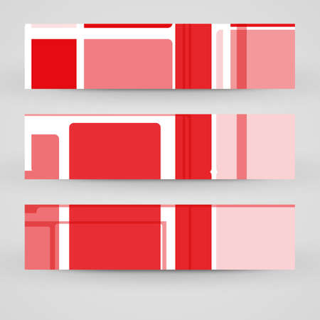 Vector banner set for your designのイラスト素材