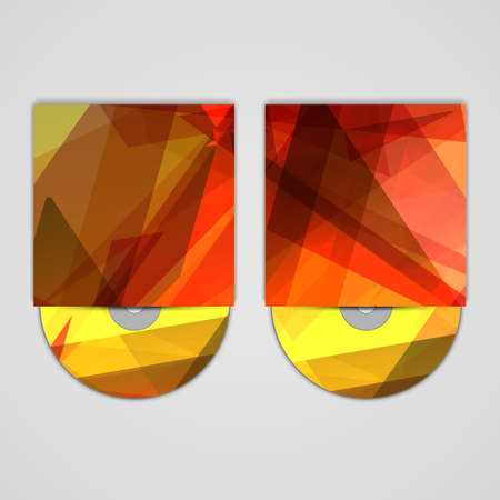 Vector cd cover  set for your designのイラスト素材