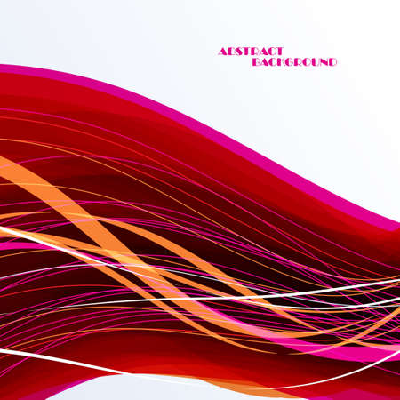 Abstract color wave backgroundのイラスト素材