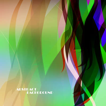 Abstract color wave backgroundのイラスト素材