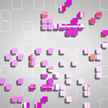 Abstract technology background dynamic illustration.のイラスト素材