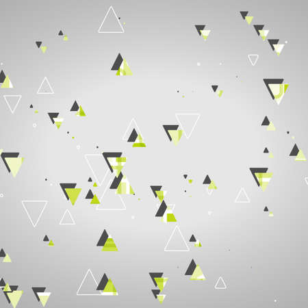 Abstract geometric shapes dynamic illustration.のイラスト素材