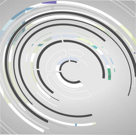 Abstract technology circles backgroundのイラスト素材