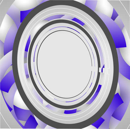 Abstract technology circles backgroundのイラスト素材