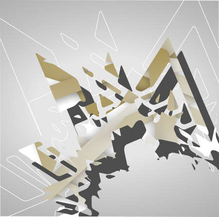 Futuristic background, geometric illustration.のイラスト素材