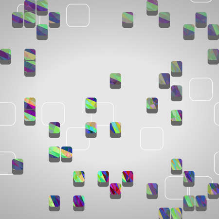 abstract background with geometric shapesのイラスト素材