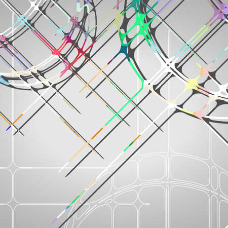 Abstract circles background futuristic dynamic illustration.のイラスト素材