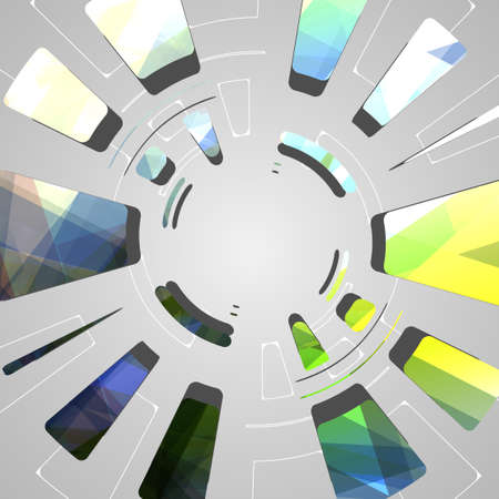 abstract background for futuristic tech design, dynamic illustration.のイラスト素材