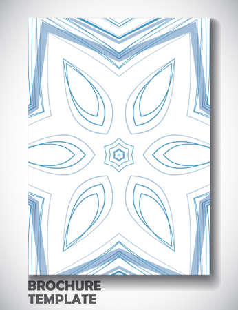 Abstract colorful brochure template, art Illustrationのイラスト素材