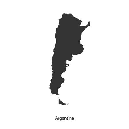 Map of Argentina  for your design, concept Illustration.のイラスト素材