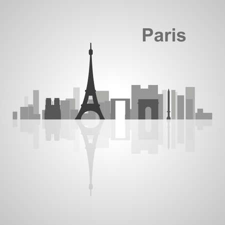 Paris skyline  for your design, concept Illustration.のイラスト素材